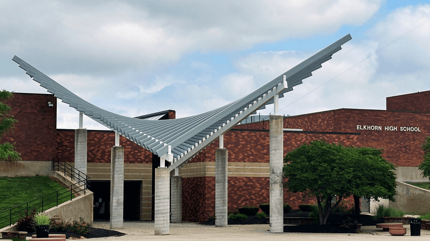 Elkhorn High School main entryway