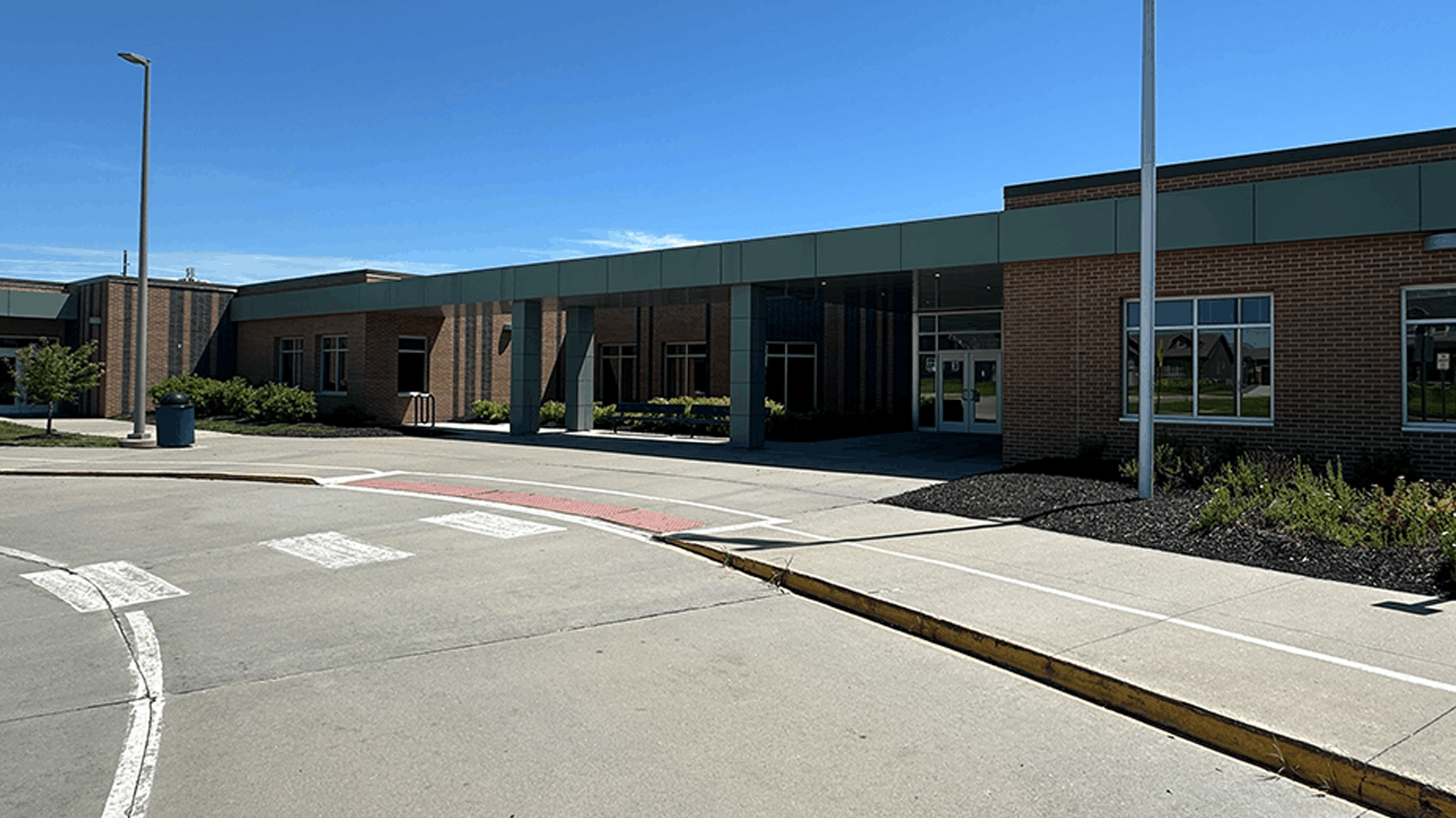 Arbor View building entry.